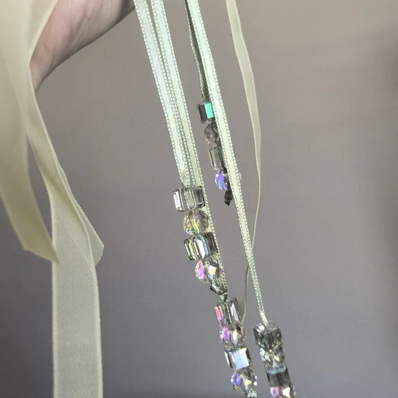 handmade crystal headband - Picture 4 of 5